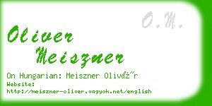 oliver meiszner business card